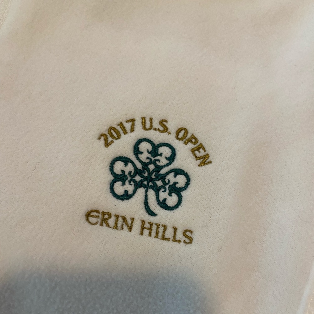 2017 US Open Erin Hills White Full Zip Fleece Jacket